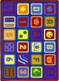 Joy Carpets Kid Essentials Letters Count Multi